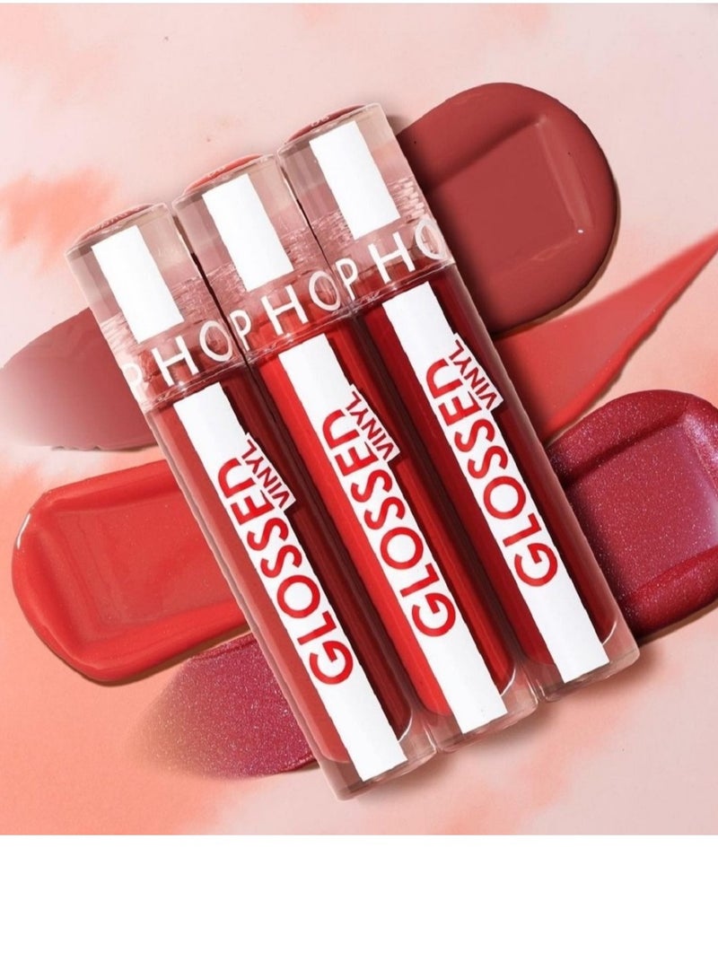 SEPHORA COLLECTION Glossed Vinyl - Intense lip lacquer 06 All-powerful red - bright red (5 ml)