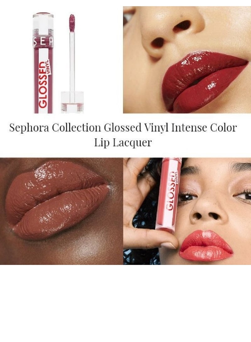 SEPHORA COLLECTION Glossed Vinyl - Intense lip lacquer 13 Supreme Mauve - mauve (5 ml)