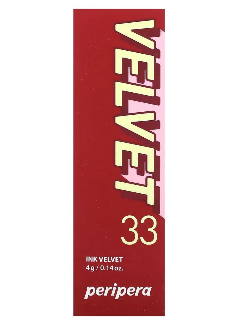 Ink Velvet Lip Tint 33 Pure Red 0.14 oz 4 g