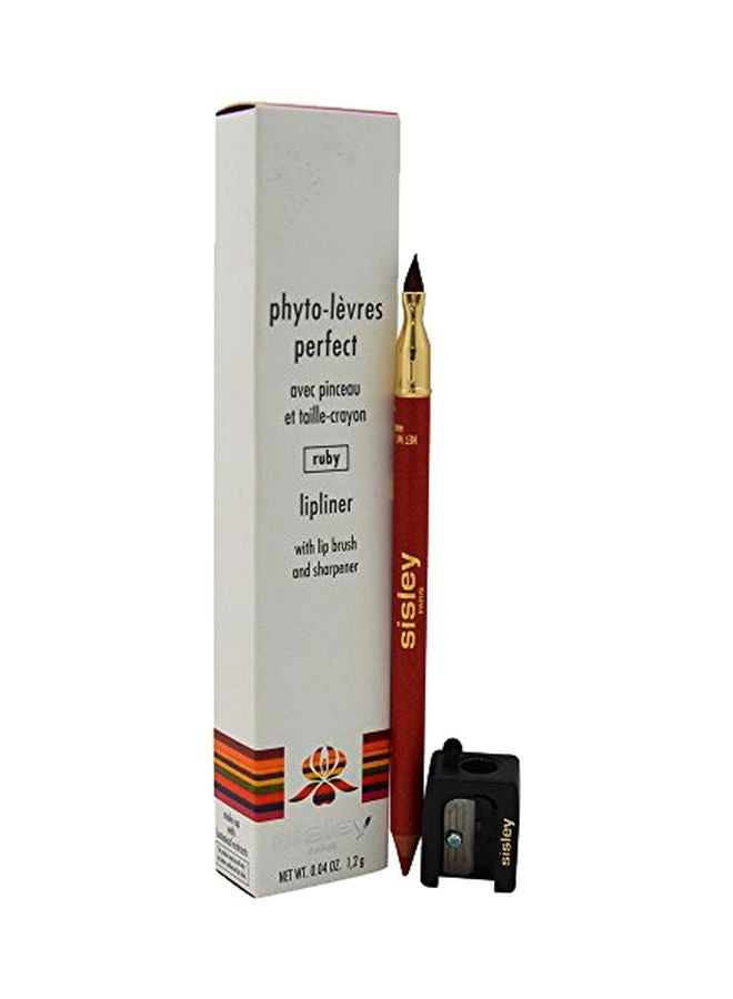 Phyto-Levres Perfect Lipliner With Lip Brush And Sharpener Ruby