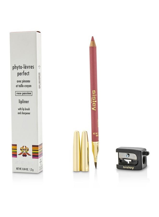 Phyto Levres Perfect Lipliner With Sharpner Set Rose Passion
