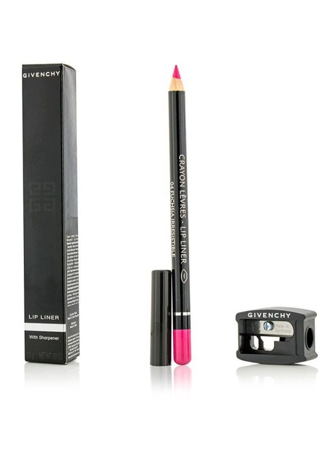 Lip Liner Crayon With Sharpener 04 Fuchsia Irresistible