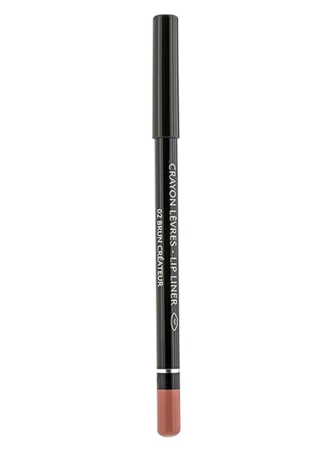 Lip Liner Crayon With Sharpener 02 Brun Createur