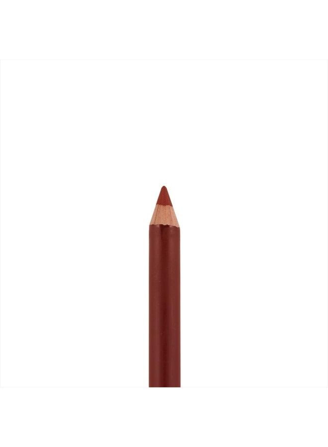 Lip Liner Pencil, Wooden, Firm yet Smooth, Contour and Line with Ease, Perfectly Outlined Lips, Comfortable, Hydrating, Moisturizing, Rich Pigmented Color, Long Lasting, Nutmeg