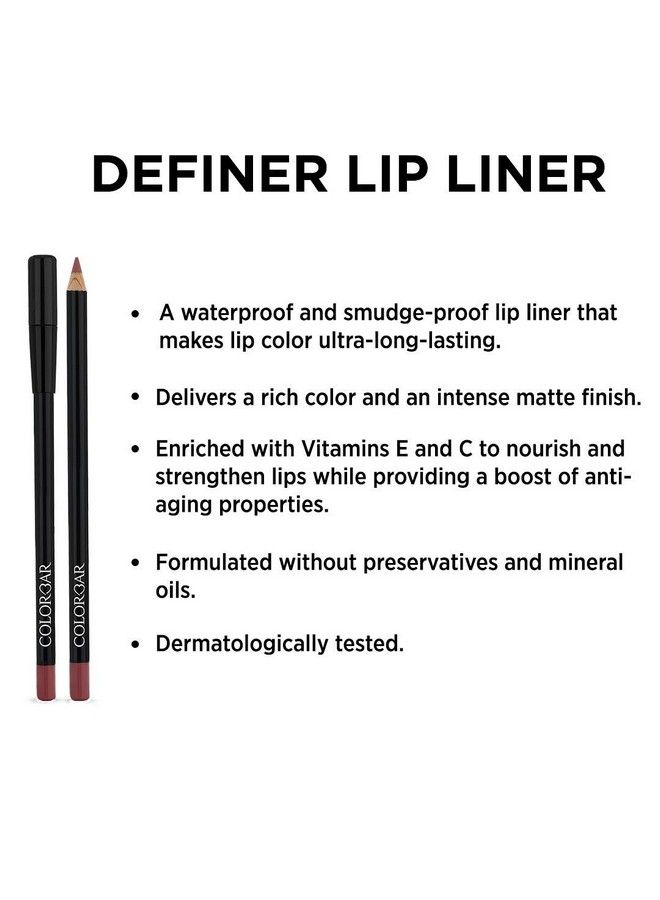 Definer Lip Liner Matte Finish Pure Vino 017 1.45G