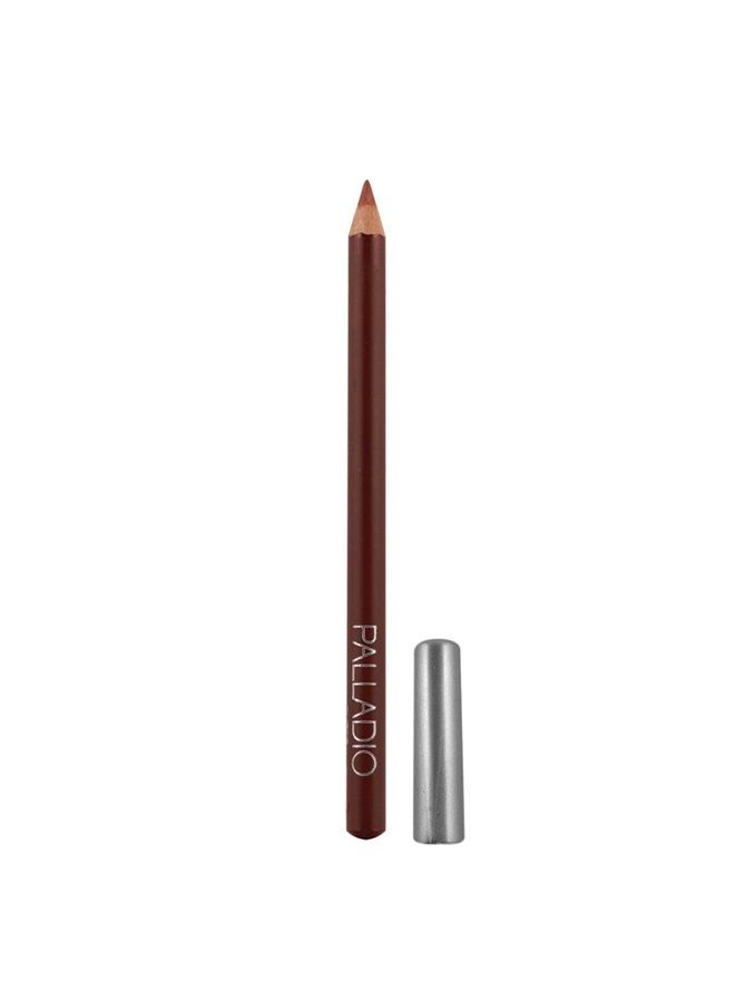 Lip Liner Pencil, Wooden, Firm yet Smooth, Contour and Line with Ease, Perfectly Outlined Lips, Comfortable, Hydrating, Moisturizing, Rich Pigmented Color, Long Lasting, Suede