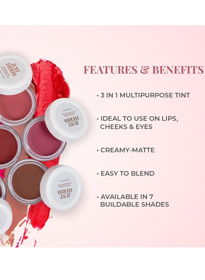 Just Herbs Ayurvedic Natural Lip Cheek Tint Blush