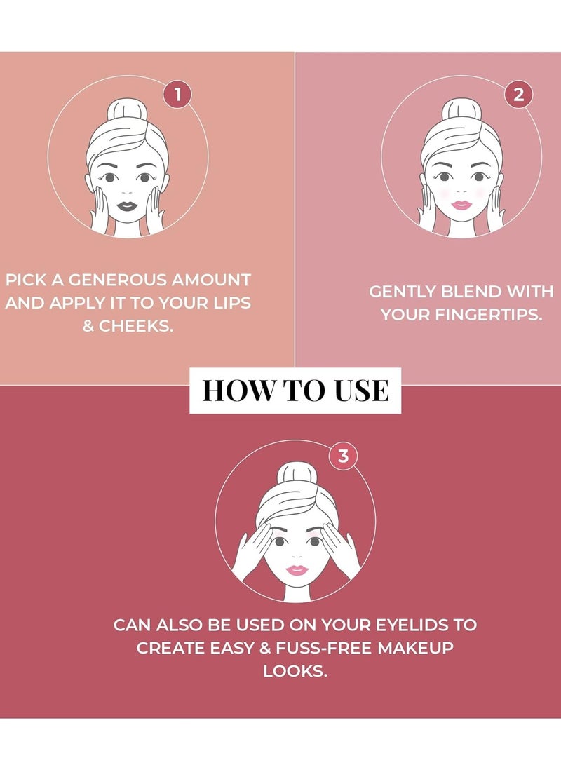 Just Herbs Ayurvedic Natural Lip Cheek Tint Blush