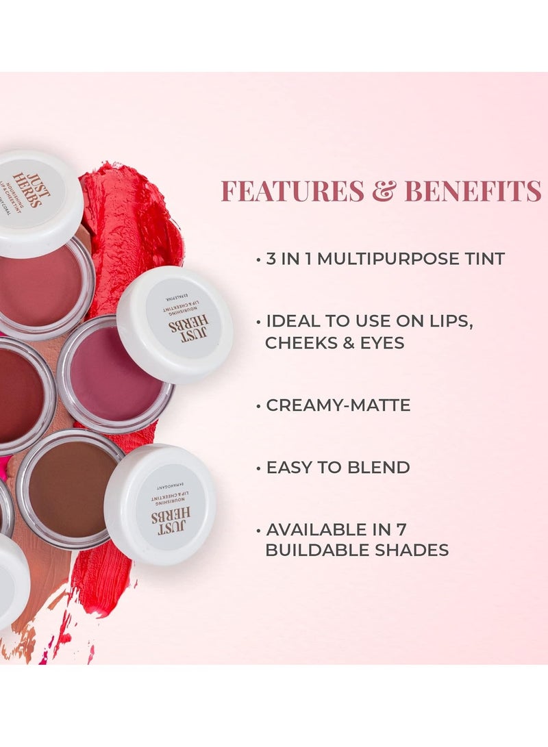 Just Herbs Ayurvedic Natural Lip Cheek Tint Blush