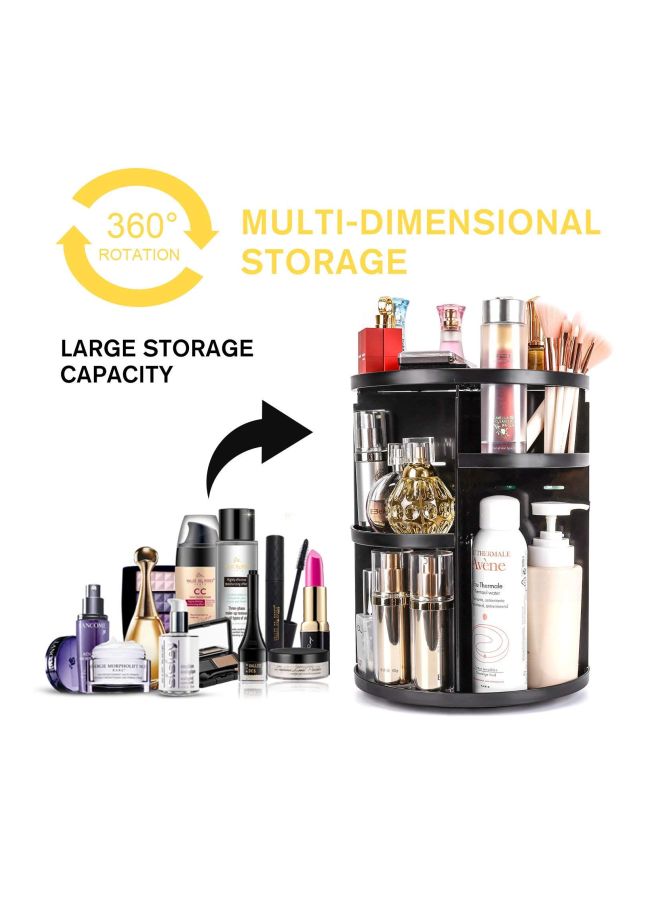 Cosmetic Makeup Organizer Black