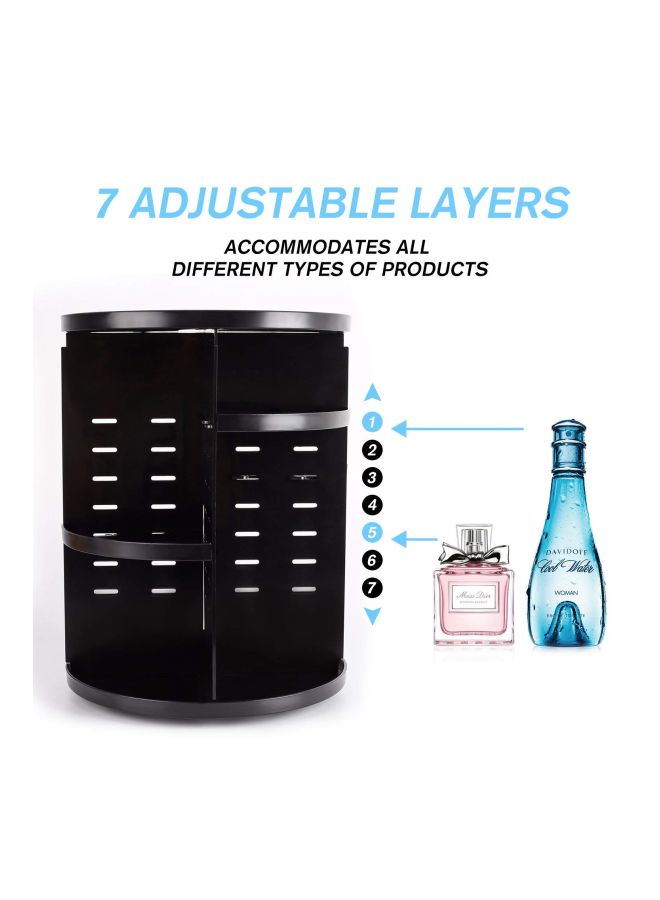 Cosmetic Makeup Organizer Black