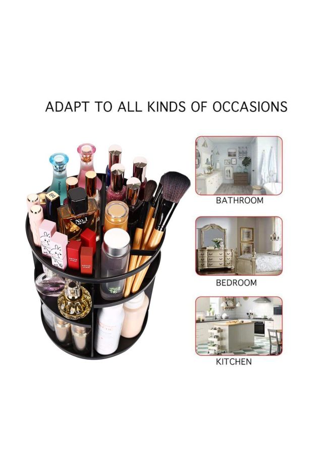 Cosmetic Makeup Organizer Black