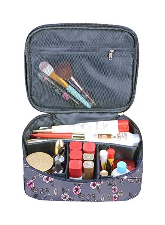 Cosmetic Makeup Storage Organizer Bag Grey