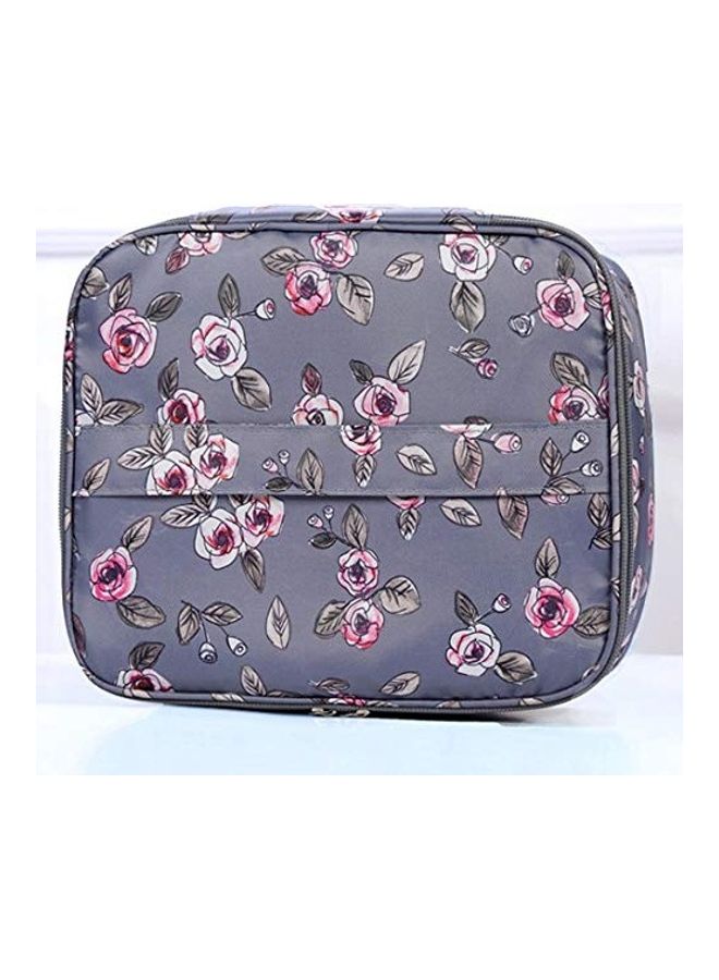 Cosmetic Makeup Storage Organizer Bag Grey