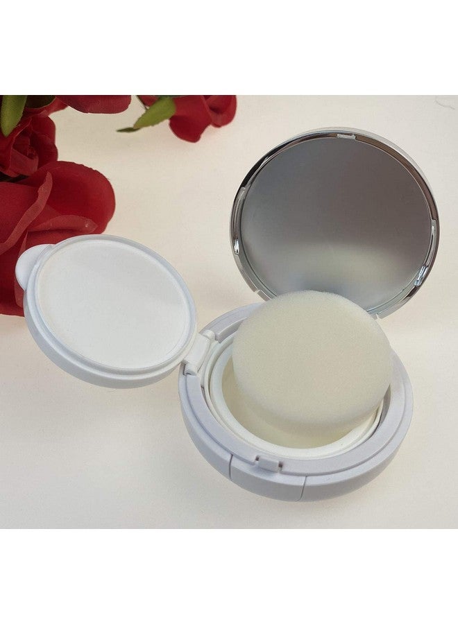 15Ml 0.5Oz Empty Luxurious Portable Makeup Powder Container Air Cushion Puff Case With Powder Puff And Mirror Refillable Foundation Bb Cream Box