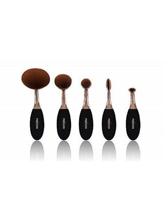 Deluxe Pro Brush Vault Black 6 Pieces