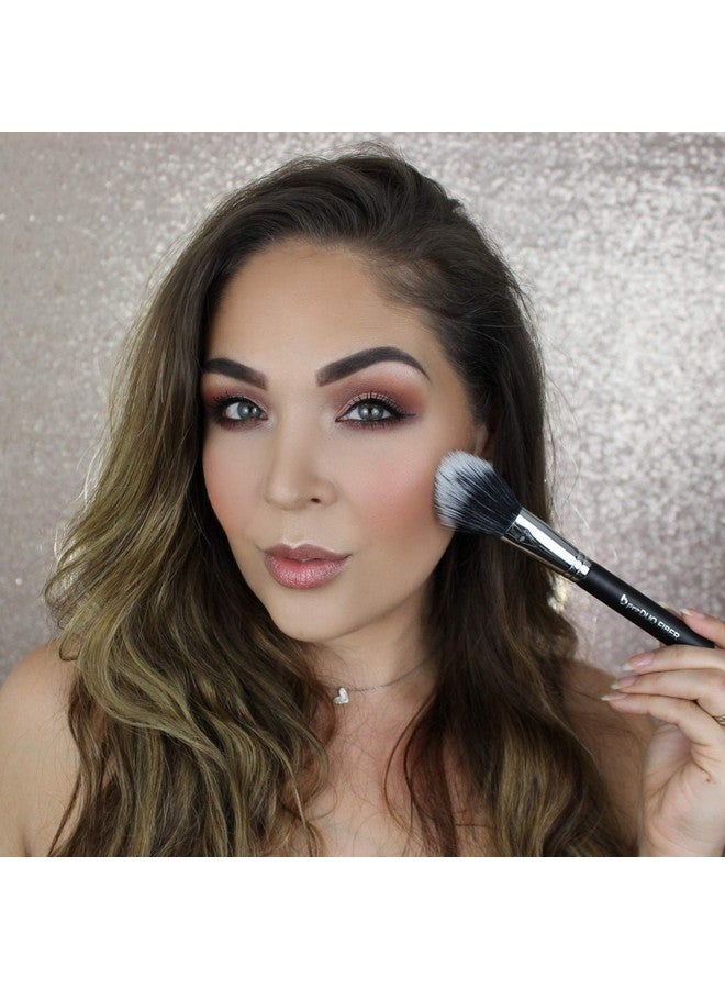 Domed Blush Bronzer Brushbeauty Junkees Duo Fiber Contour Brush For Contouring Sculpting Highlighting Blending Buffing With Powder Cream Liquid Cosmetics Synthetic Vegan Makeup Brushes