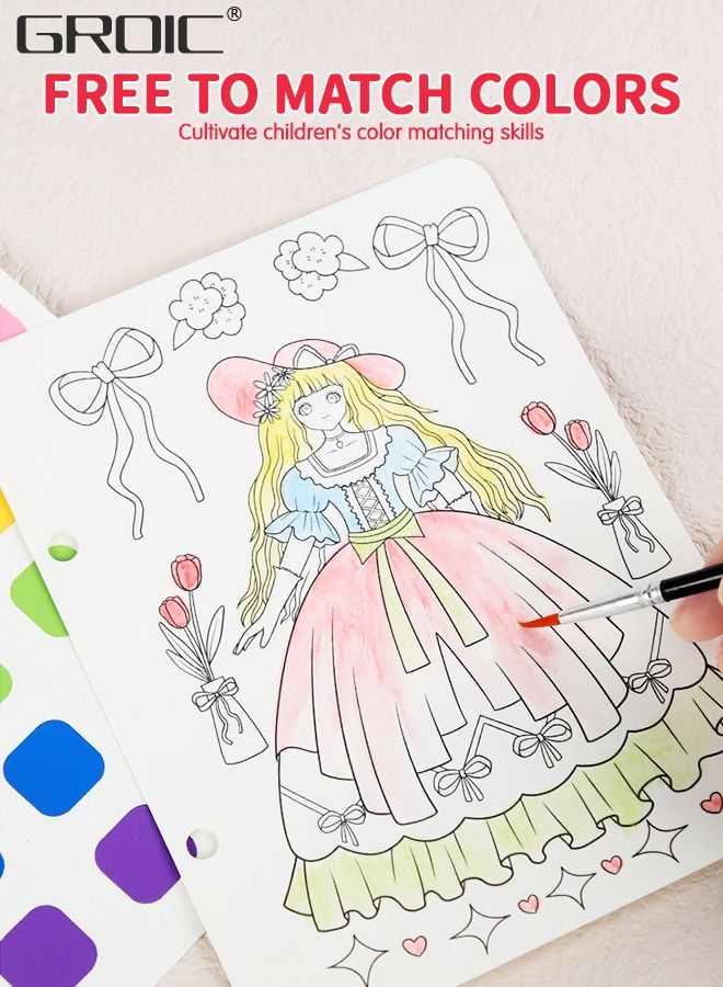 Arts and Crafts Kits for Kids, Creative Poke Art Fabric Puzzle Puncture Painting for Girls, Fashion Designer Kit,  DIY Poking Drawing Dress Up Boards,Art Paper Craft Kit