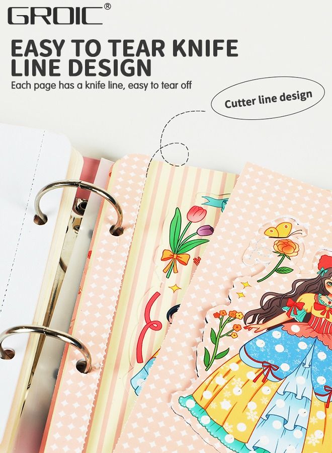 Arts and Crafts Kits for Kids, Creative Poke Art Fabric Puzzle Puncture Painting for Girls, Fashion Designer Kit,  DIY Poking Drawing Dress Up Boards,Art Paper Craft Kit
