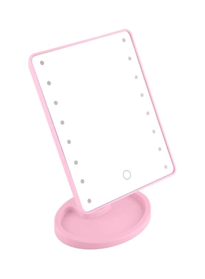 Makeup LED Light Mirror Pink/Clear