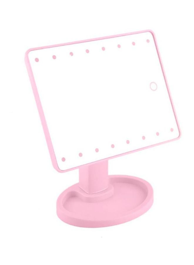 Makeup LED Light Mirror Pink/Clear