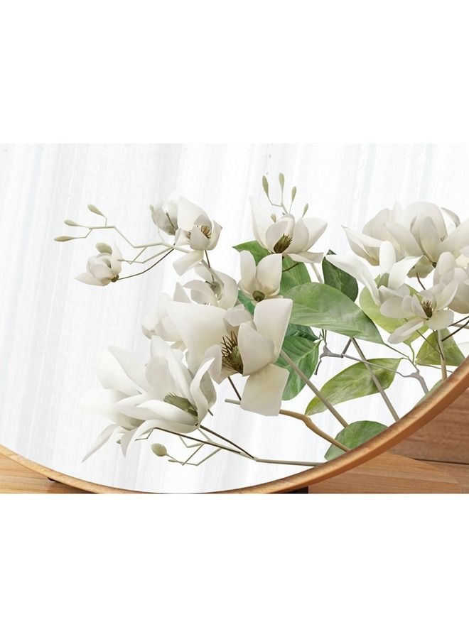 Wooden Desktop Makeup Beauty Mirror With Stand