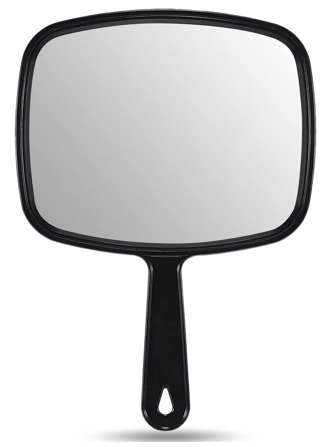 Hand Mirrorall Black Handheld Mirror With Handle6.6