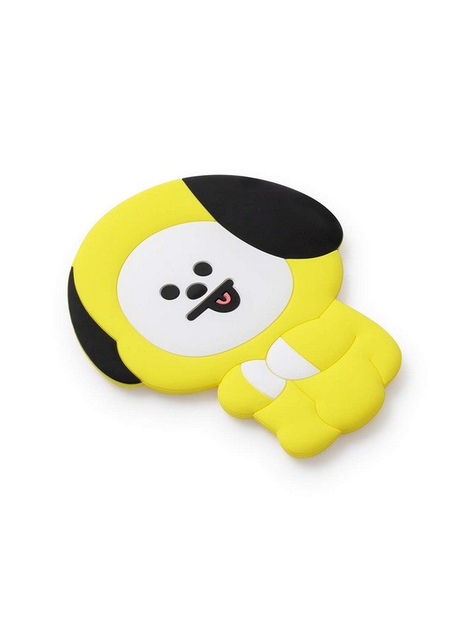 Chimmy Character Small Mini Travel Handheld Hand Mirror For Women And Girls Yellow