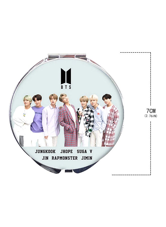 Bts Bangtan Boys Make Up Mirror Multicolour 7 x 7centimeter