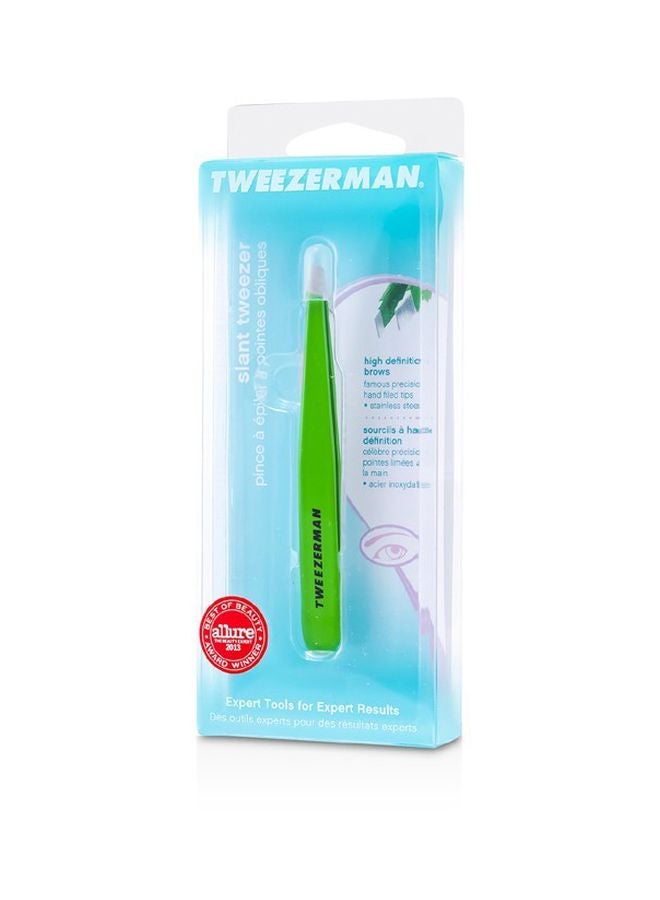 Slant Tweezer Green Apple