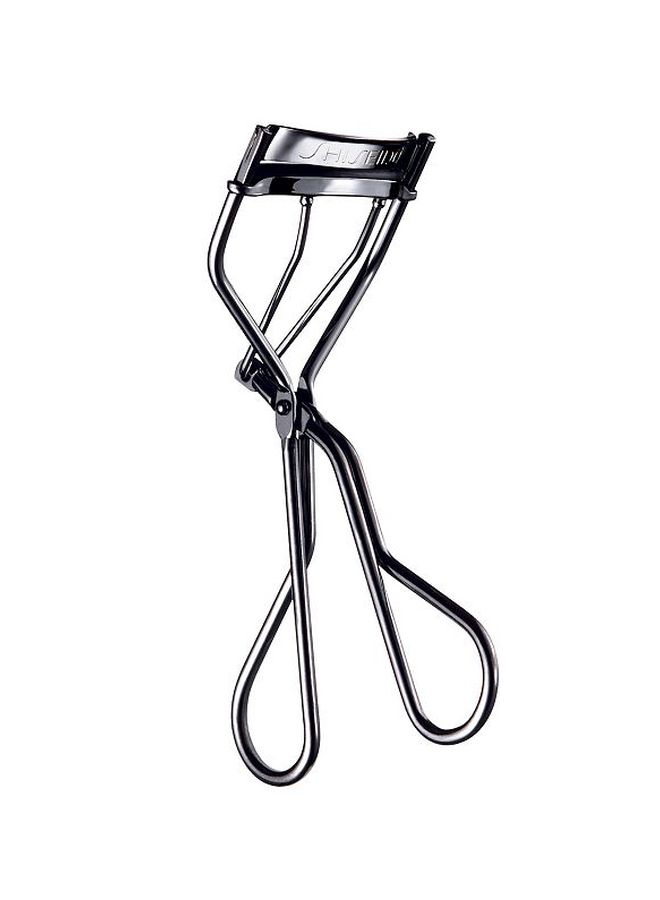 Eyelash Curler With Silicone Rubber Pad Silver