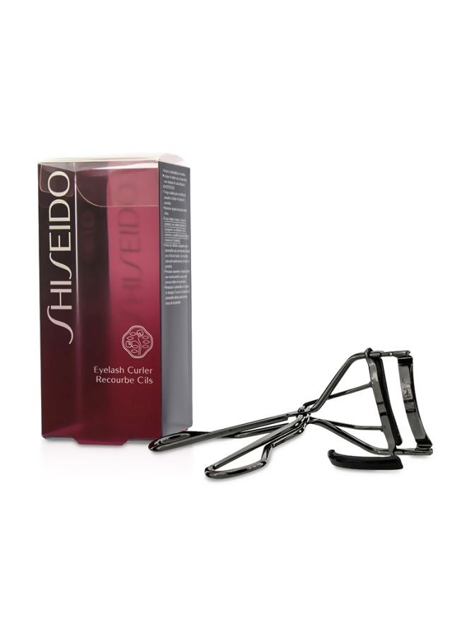 Eyelash Curler With Silicone Rubber Pad Silver