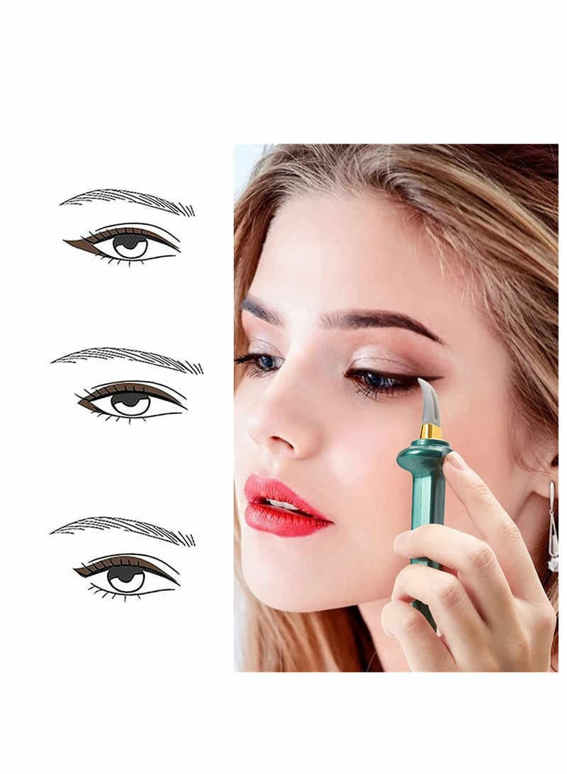 Eyeliner Applicator Tool, Revolutionary Silicone Applicator Tool, Easy to Clean & Transfer Resistant, no Tugging, Dragging, or Pulling, Not Break