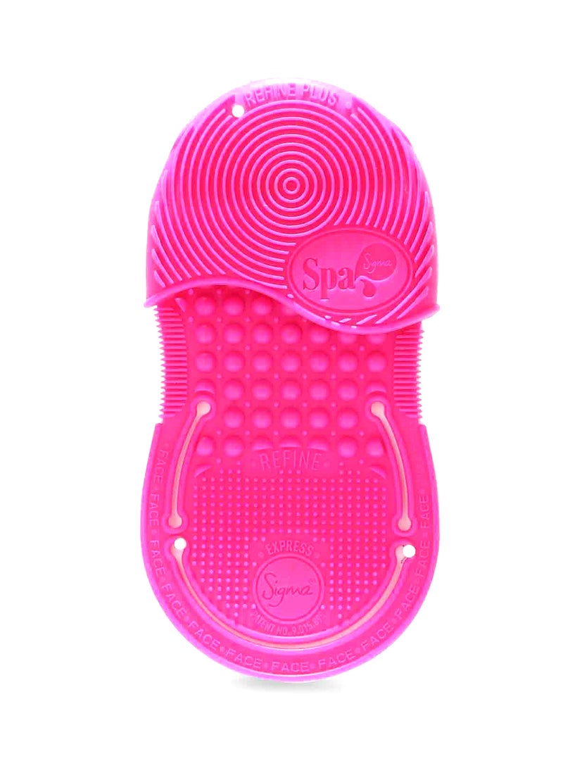 Spa Express Brush Cleaning Glove Pink