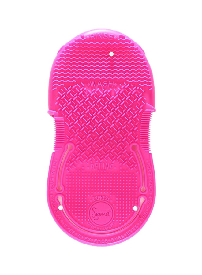 Spa Express Brush Cleaning Glove Pink