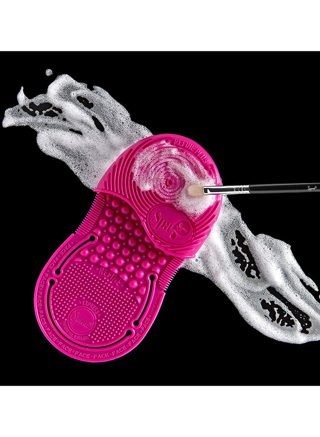 Spa Express Brush Cleaning Glove Pink