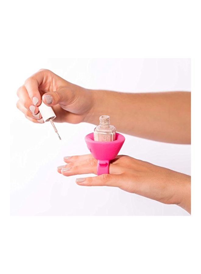 Wearable Nail Polish Holder Bonbon Pink