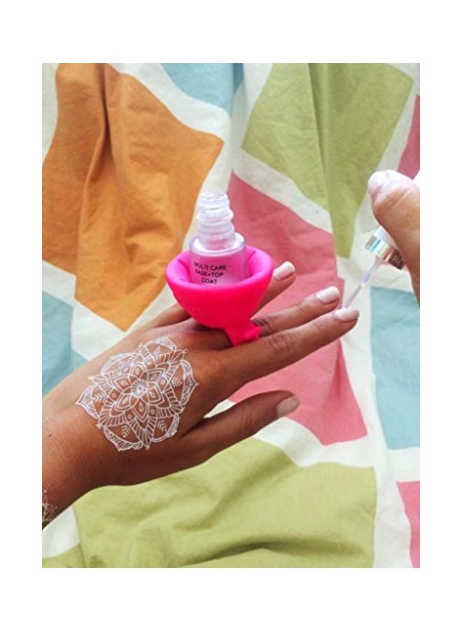 Wearable Nail Polish Holder Bonbon Pink