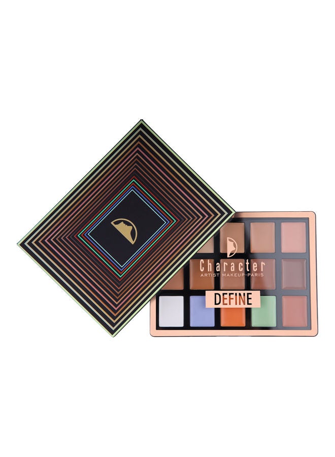 15-Shade Face Define Palette Multicolour