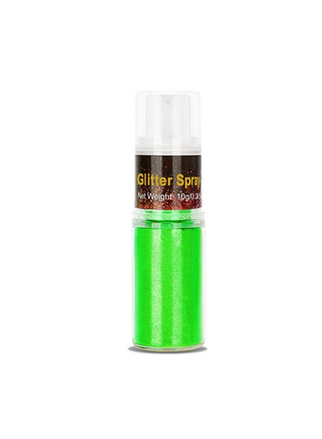 Hair And Body Glitter Spray Festival Glitter Uv Glow Effect Glitter Powder Makeup For Hair/Body/Clothesglitter Powder Spray Loose Sparkle Makeupgreen10G