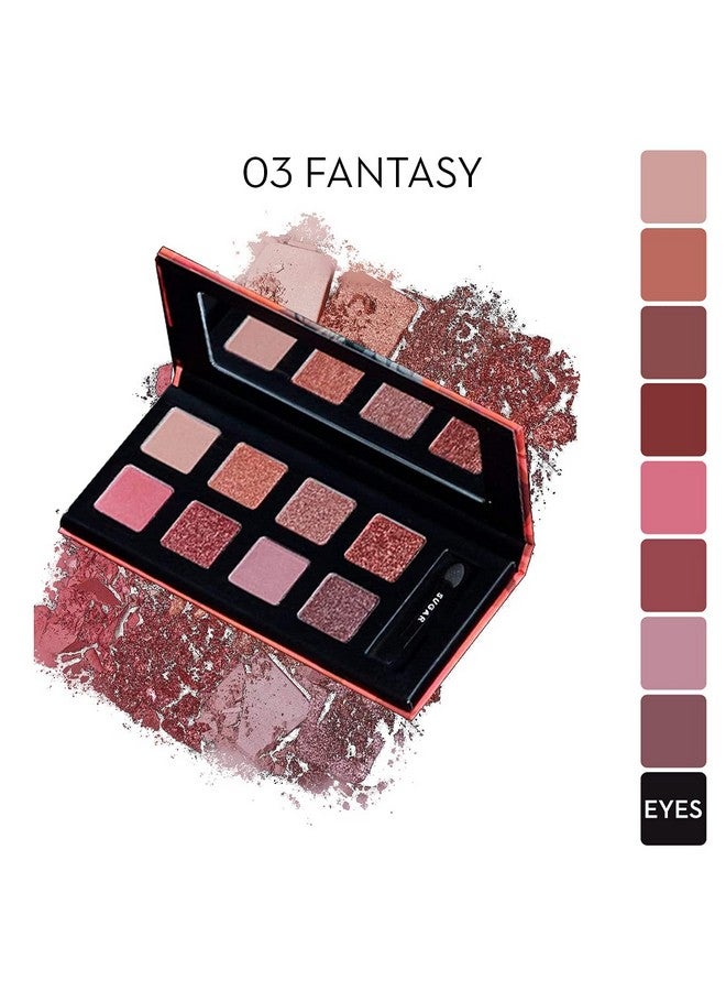 Blend The Rules Eyeshadow Palette (03 Fantasy (Mauve)) Long Lasting Smudge Proof Paraben Free