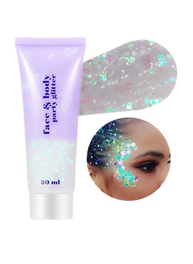 Clear White Body Glitterfairy Makeup Face Glittermermaid Glitter Face Paintholographic Chunky Glitter Sequins For Lipnailseyeshadow And Hairfestival Rave Accessories