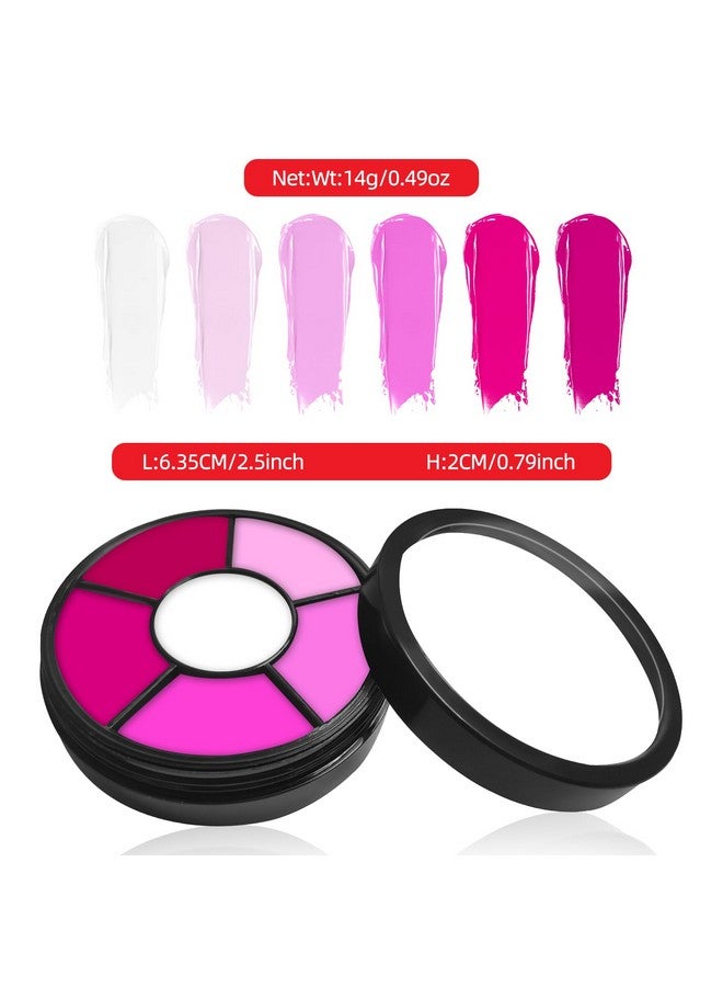 6 Colors Hot Pink Face Body Paintcream Water Based Makeup For Adults Children Halloween Cosplaybody Paint Fx Makeup Paletteprofessional Face Paint Hot Pink Makeup