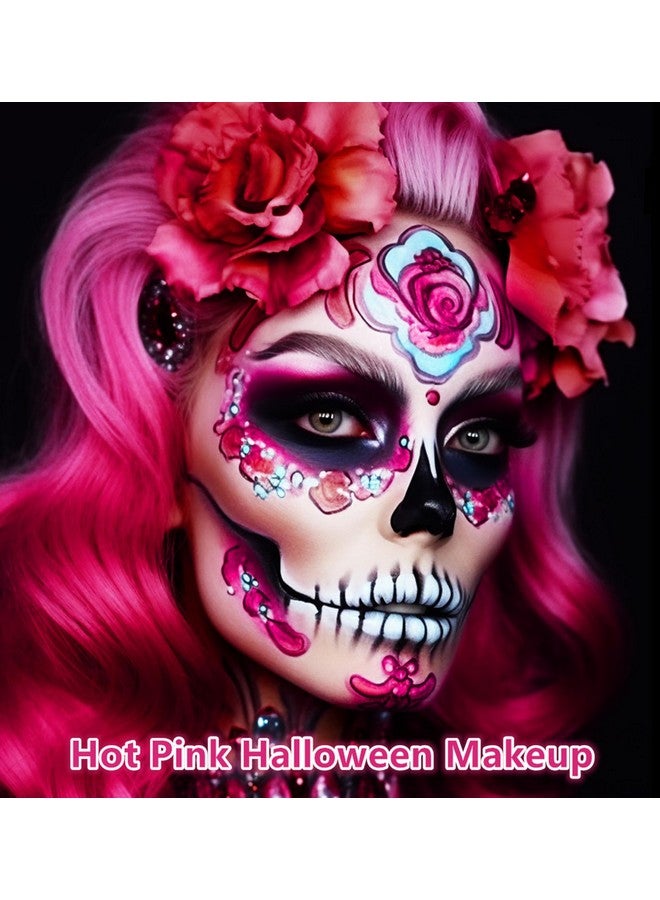 6 Colors Hot Pink Face Body Paintcream Water Based Makeup For Adults Children Halloween Cosplaybody Paint Fx Makeup Paletteprofessional Face Paint Hot Pink Makeup