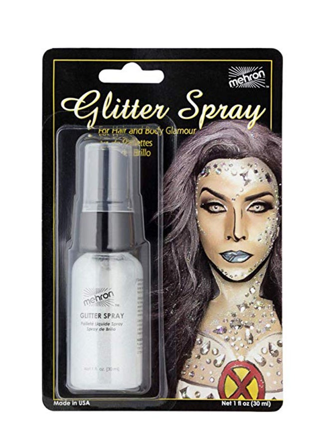 Makeup Hair And Body Glitter Spray Silver