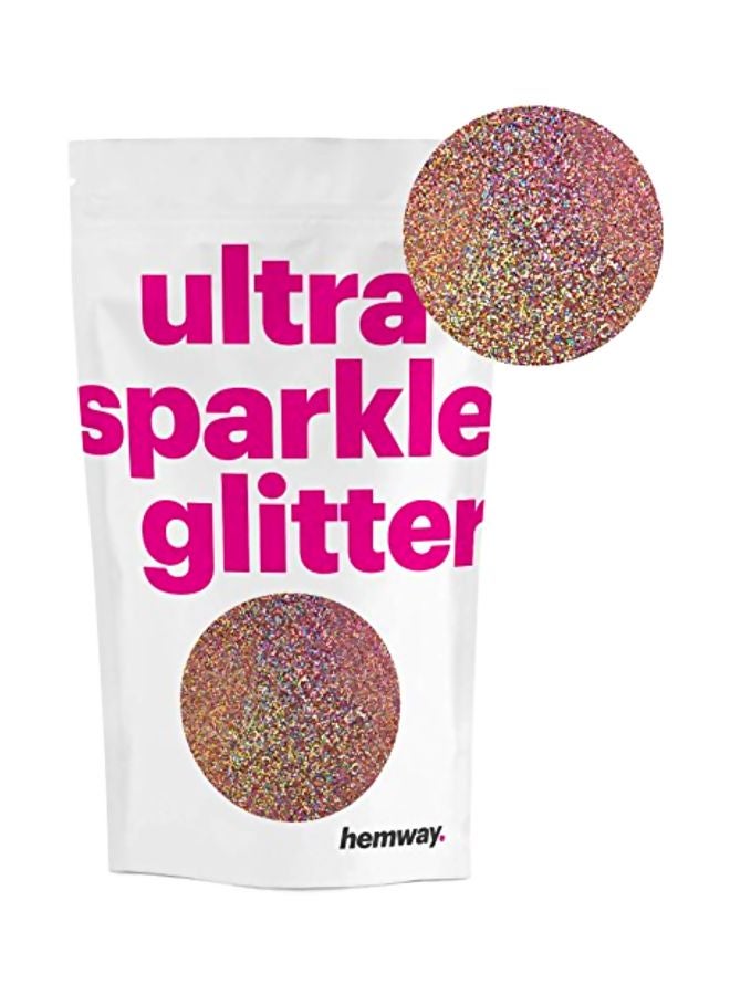 Multi Purpose Glitter Dust Powder Rose Gold Holographic
