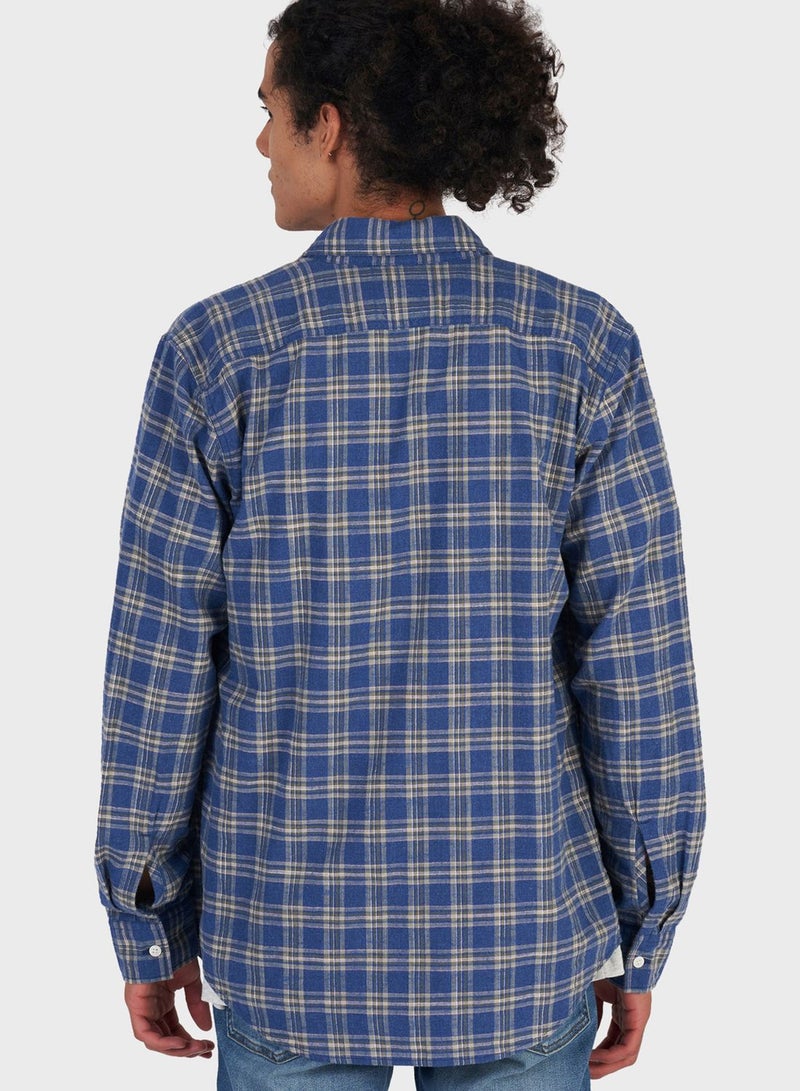 Checked Slim Fit Shirt