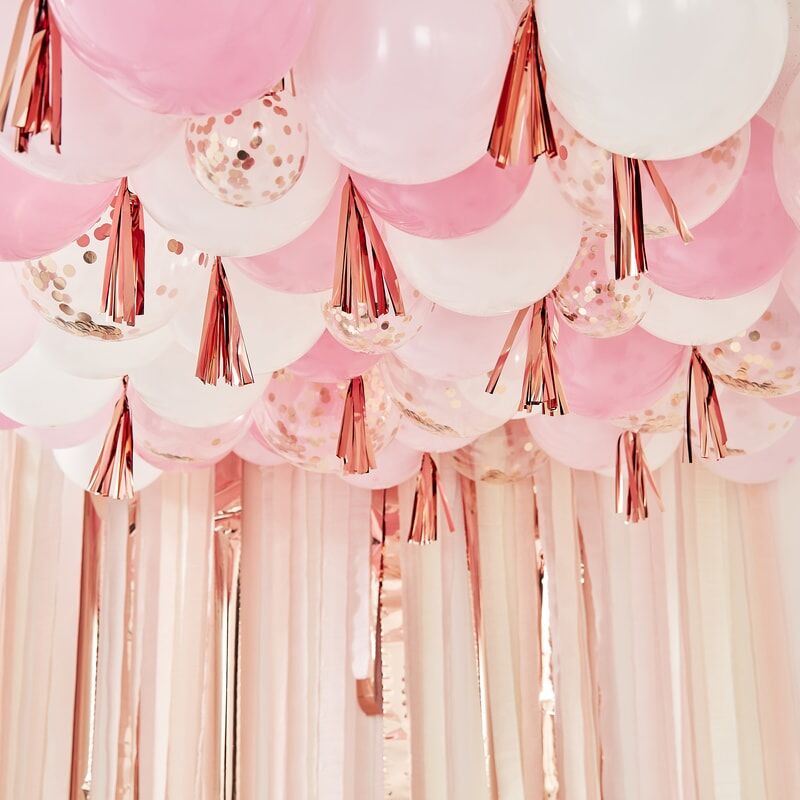 Ceiling Balloons With Tassels