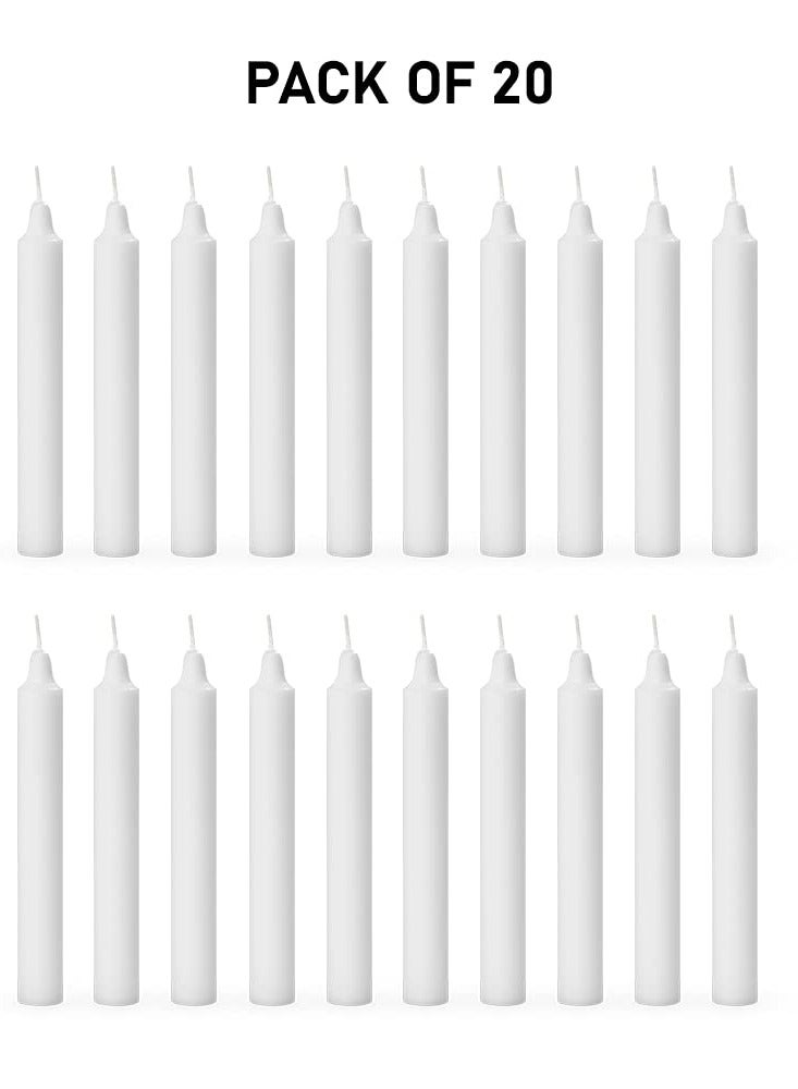 20 Pack Taper Pillar Candles