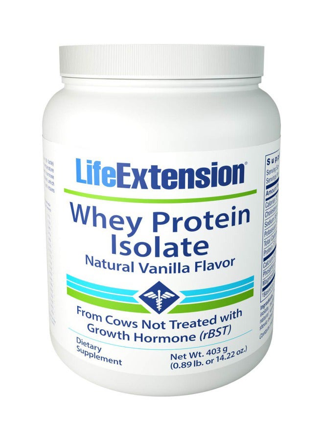 Whey Protein Isolate - Natural Vanilla Flavour